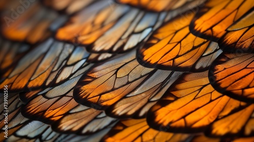 Texture of butterfly wing