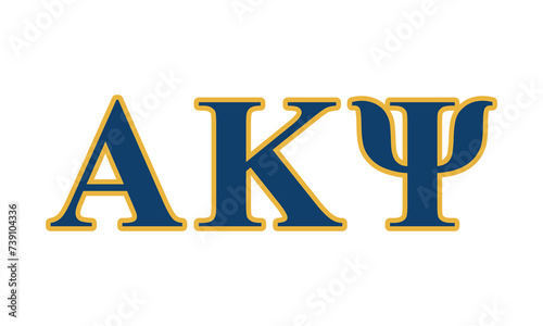 Alpha Kappa Psi greek letter, ΑΚΨ greek letters, ΑΚΨ photo