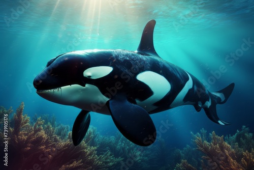 Orca, the killer of whales. © leriostereo