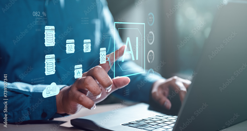 ai, database, digital, information, network, technology, graph ...
