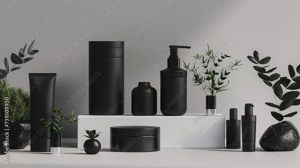 Body cream packaging template design Body cream packaging template design
