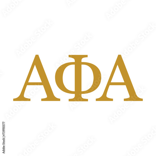 Alpha Phi Alpha greek letter, ΑΦΑ greek letters, ΑΦΑ photo