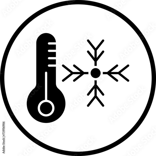 Hypothermia Icon Style