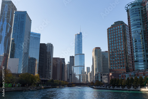 The Trump International Hotel and Tower will remain the city\'s 2nd tallest building in Chicago after the completion of Vista Tower which will surpass take over 3rd. photo