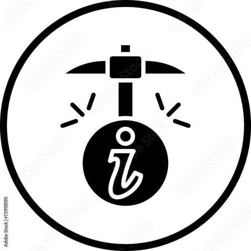 Information Mining Icon Style