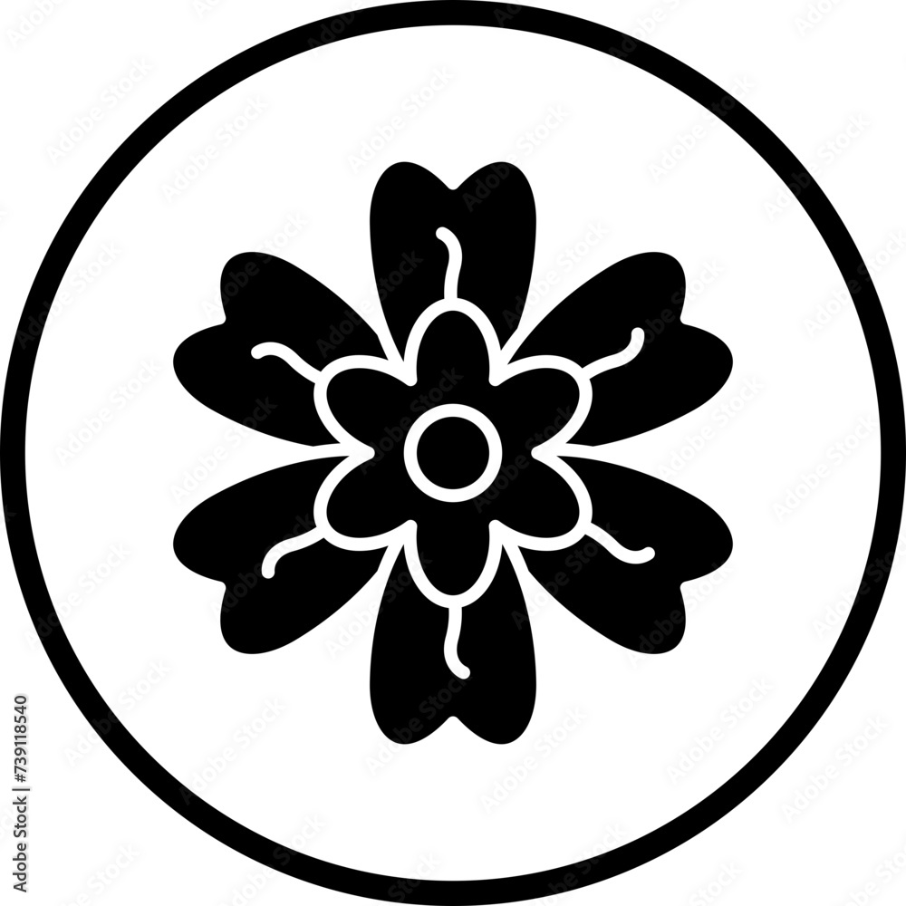 Alpine Forget Me Not Icon Style Alpine Forget Me Not Icon Style