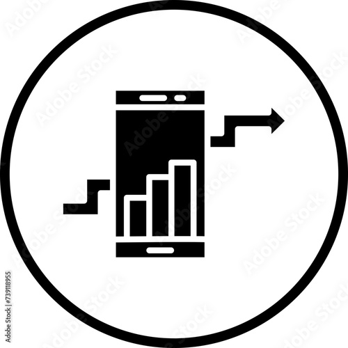 Mobile Analytics Icon Style
