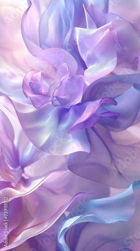 Wisteria Silk: Extreme macro unveils the silky allure of wisteria petals in fluid waves.