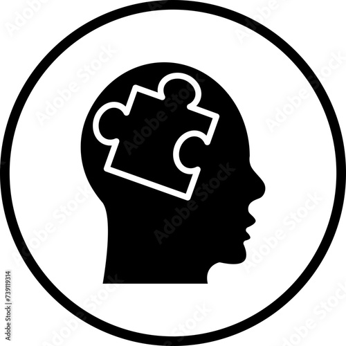 Mental Disorder Icon Style