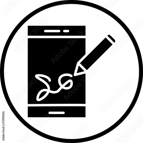 Digital Signature Icon Style