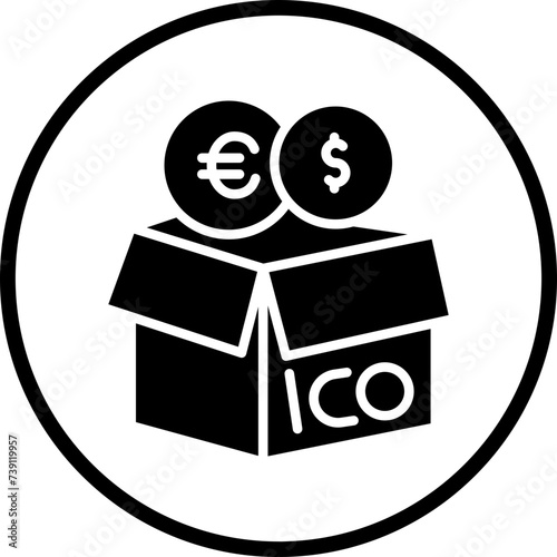 Initial Coin Offering Icon Style