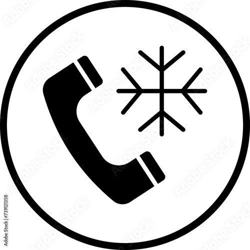 Cold Calling Icon Style