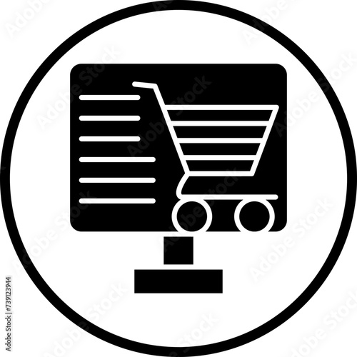 Online Shop-Store Icon Style photo