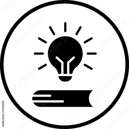 Book Lamp Icon Style