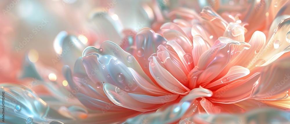 Glossy Mirage: Peony's glossy petals create a mesmerizing mirage, reflecting light in a dazzling display. Glossy Mirage: Peony's glossy petals create a mesmerizing mirage, reflecting light in a dazzling display.