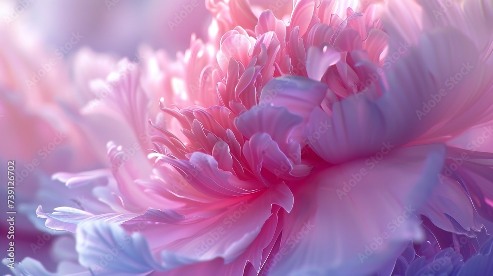 Glossy Shine: Peony's glossy petals shine with an ethereal brilliance, captivating all who behold.
