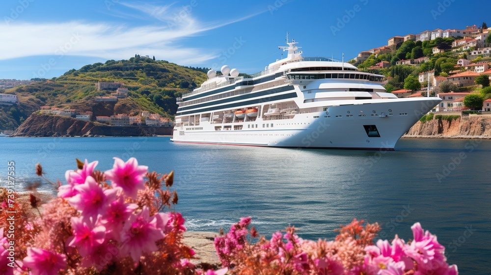 Fototapeta premium Luxury Cruise to the Caribbean 