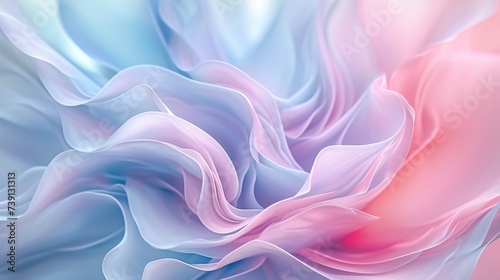 Wavy Peony Whispers: Close-up of a peony's swirling petals, a dance in calming rhythms and fluid forms.