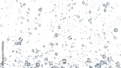 Wallpaper Mural ice cube render 3D illustration on alpha channel	
 Torontodigital.ca