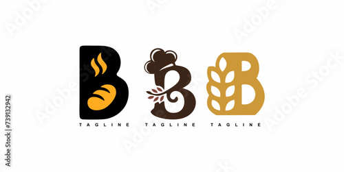 B VECTOR ICON BAKERY LOGO