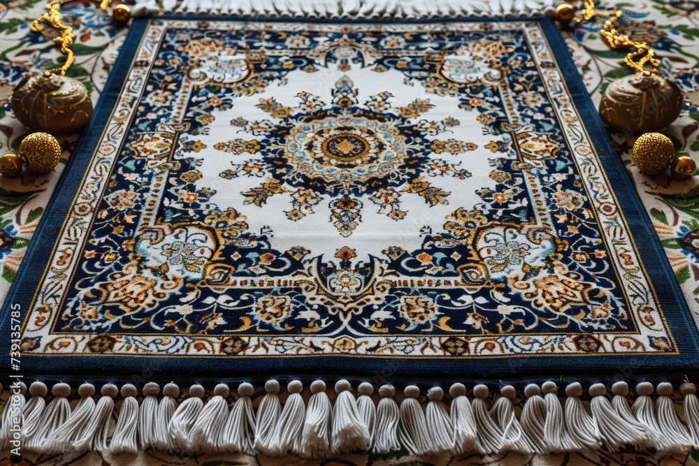 beautiful prayer mat islam design professional photography
