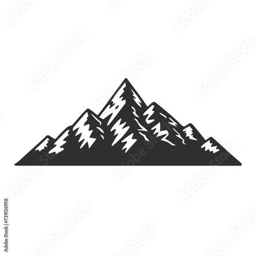 mountain vector for t shirt