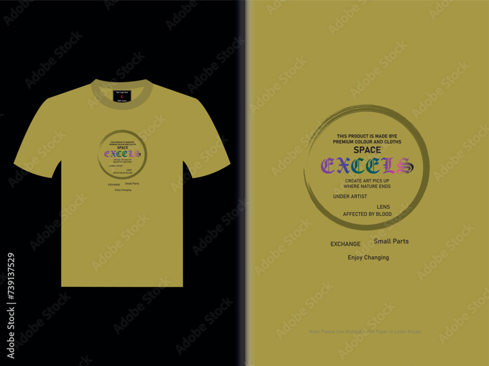 Excels t-shirt vector design Excels t-shirt vector design