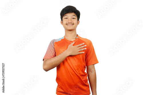 PNG Image of a young boy wearing sport wear