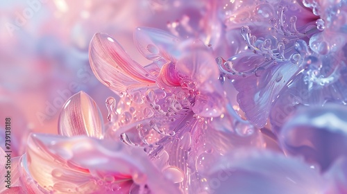 Arctic Hyacinth: Macro lens delves into frost-kissed petals, evoking a sense of chill.