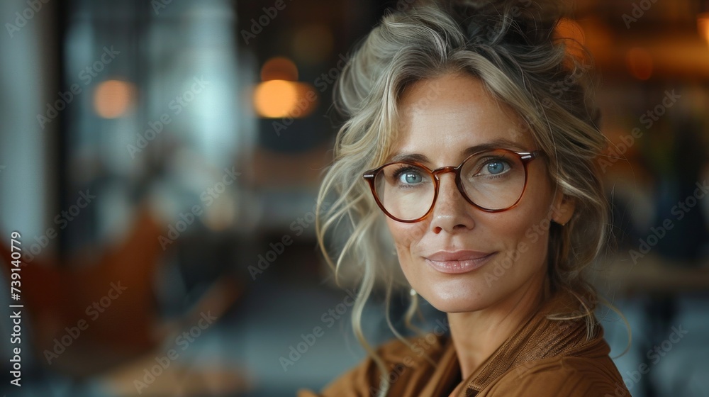 Portait d'une femme souriante Portait d'une femme souriante