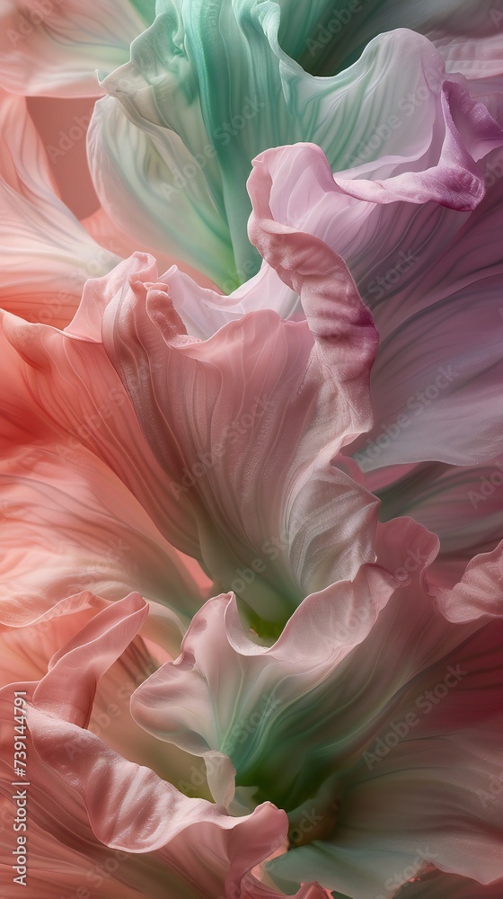 Petal Poetry: A close-up portrait of the Hyacinth reveals the intricate beauty of its petals, a poetic dance of colors and textures.