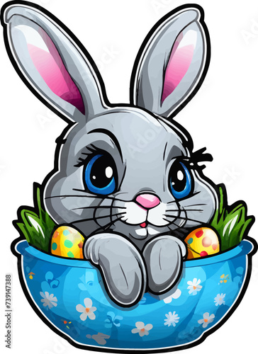 Osterhase vektorisiert