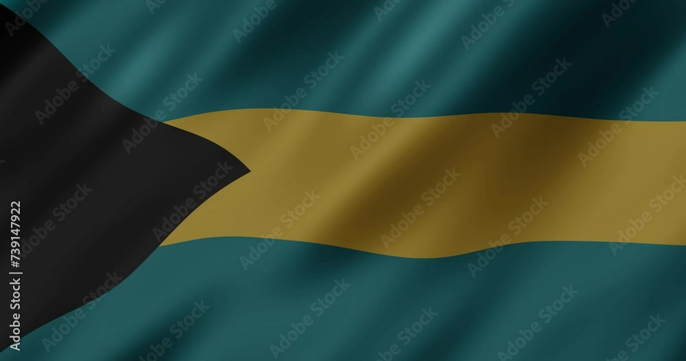 Bahamas flag wavy 3d animation,Bahamas fabric texture wavy flag animation Bahamas flag wavy 3d animation,Bahamas fabric texture wavy flag animation