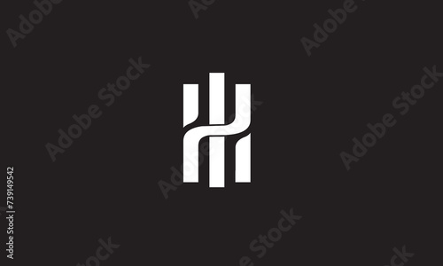 IH  HI  I   H   Abstract Letters Logo Monogram