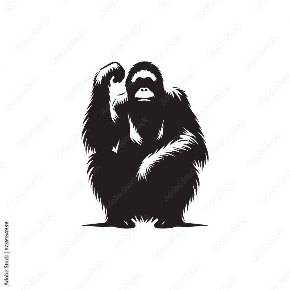 Timeless Tranquility: Delicate Orangutan Silhouette in Minimalist Hues - Orangutan Vector
Timeless Tranquility: Delicate Orangutan Silhouette in Minimalist Hues - Orangutan Vector