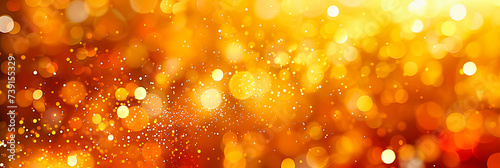 Sparkling Bokeh, A Celebration of Light and Color, Creating a Festive Atmosphere in Abstract Beauty
