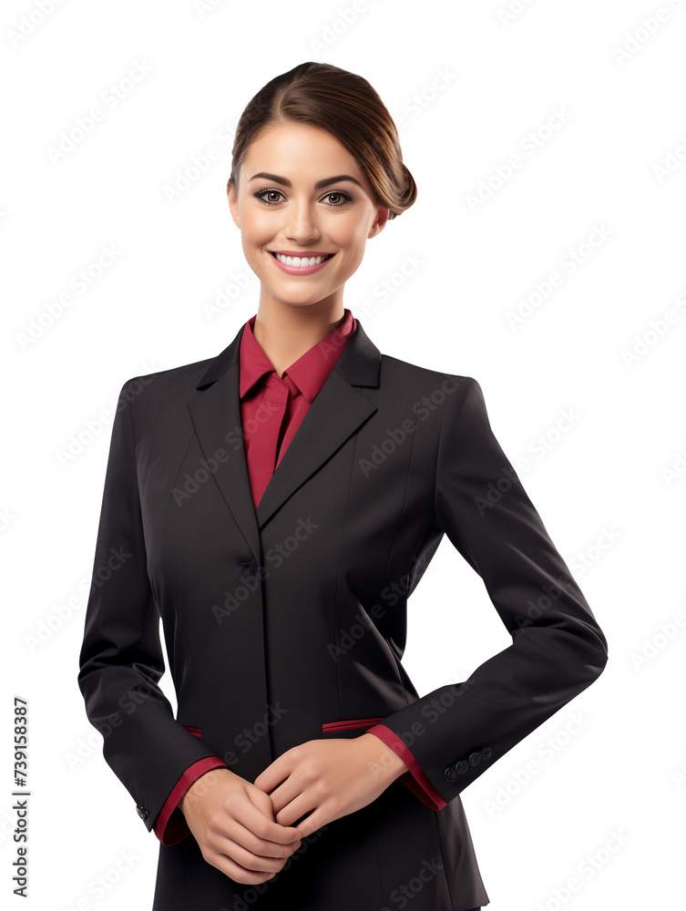 Stewardess Flight Attendant Isolated on Transparent Background
Stewardess Flight Attendant Isolated on Transparent Background