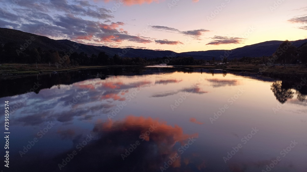 Obraz premium Zachód słońca 