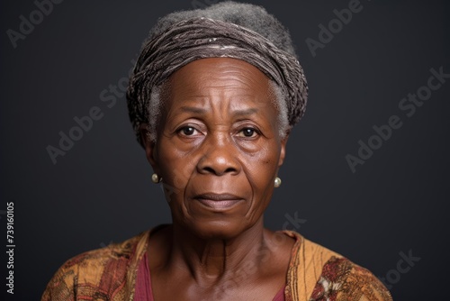 Portrait of Senior African American Woman