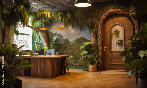 The interior of the new office is inspired by the magical world of J.R.R Tolkien © Vadim