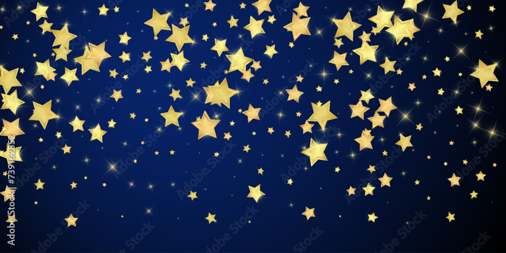 Magic stars vector overlay. Gold stars scattered Magic stars vector overlay. Gold stars scattered