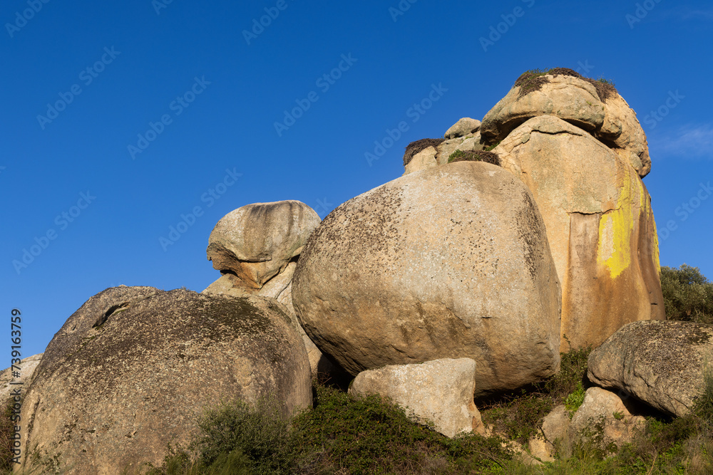 Landscape in the Natural Area of Barruecos. Extremadura. Spain. Landscape in the Natural Area of Barruecos. Extremadura. Spain.
