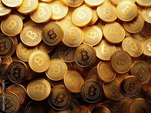 Virtual bull market mascot showing the speed of bitcoin and other market assets