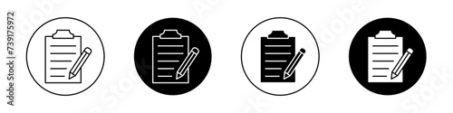 Planning Icon Set. Project Communication Workflow Vector Symbol in a Black Filled and Outlined Style. Organizational Strategy Sign. photo
