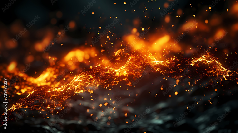 Intense flames, depict flames with realistic flames 3D Intense flames, depict flames with realistic flames 3D