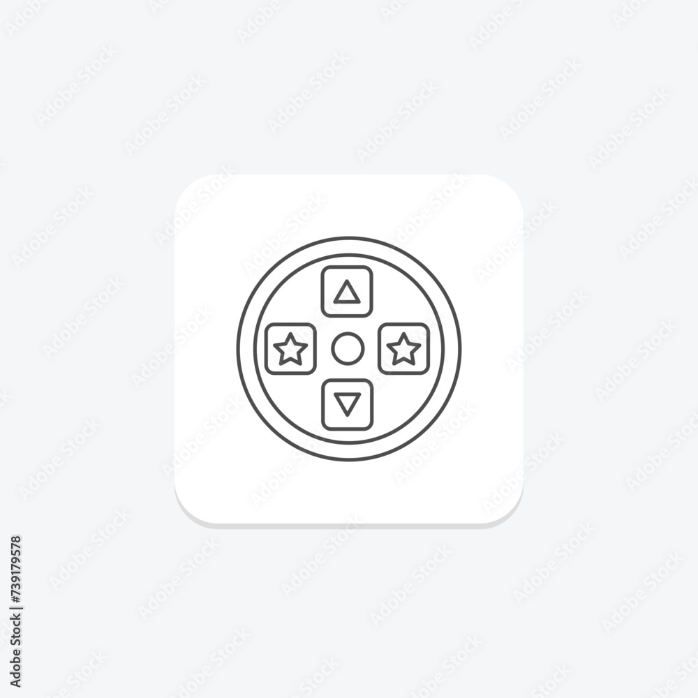 Game Modes icon, gaming, game, options, variations thinline icon, editable vector icon, pixel perfect, illustrator ai file Game Modes icon, gaming, game, options, variations thinline icon, editable vector icon, pixel perfect, illustrator ai file