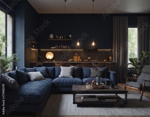 modern living interior