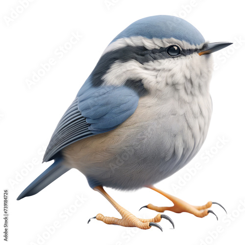 Blue bird isolated on white,wildlife,Animal,nature,clipart,png format, illustration,isolated on a transparent background. photo