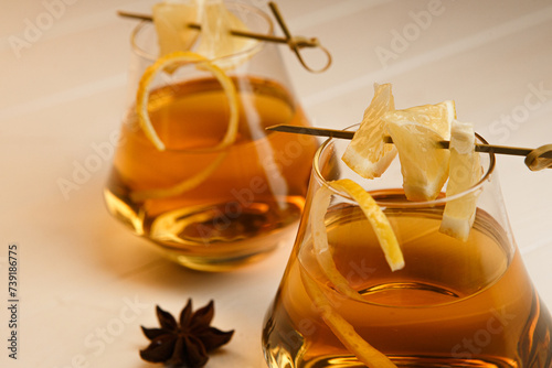 Mulled wine. Glühwein.