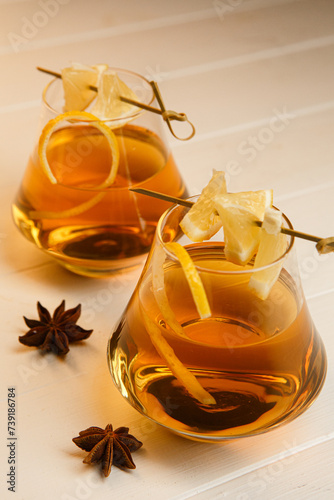 Mulled wine. Glühwein.